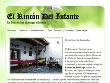 Tablet Screenshot of elrincondelinfante.com